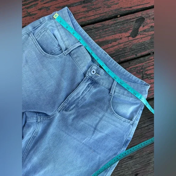 HALARA Women's Blue Flare & Wide Leg Jeans - Picture 6 of 8